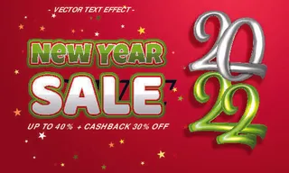 设计 2022 数字 新年 素材