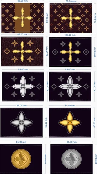 男装牛仔裤皮牌设计CDR矢量图图片