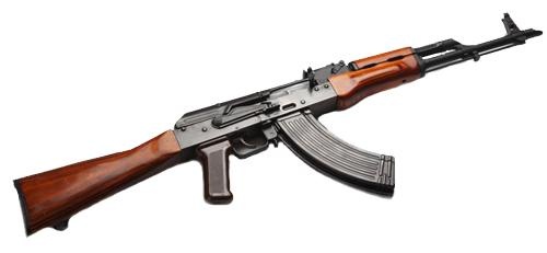 AK-47,卡拉什,俄罗斯突击步枪PNG免抠(500x231)