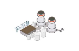 分析图素材图标集合景观建筑立面插画场景AI矢量图形设计