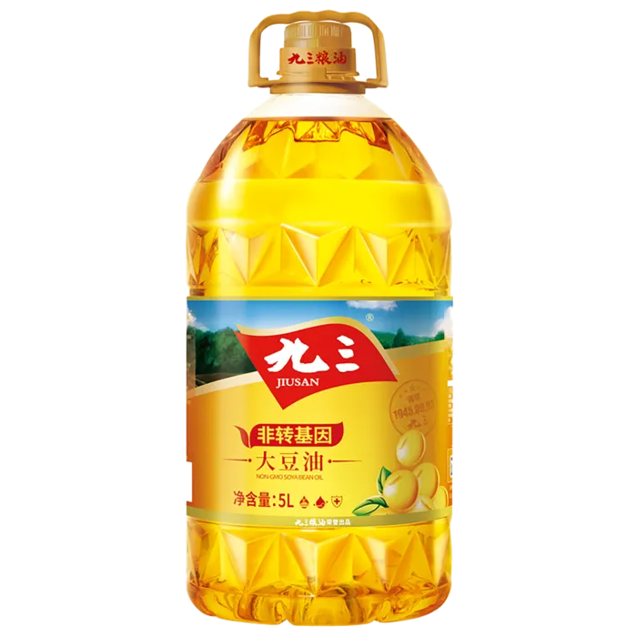 九三大豆油5升 (4)超市商品白底图免抠实物摄影png格式图片透明底