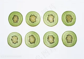 水果猕猴桃切片