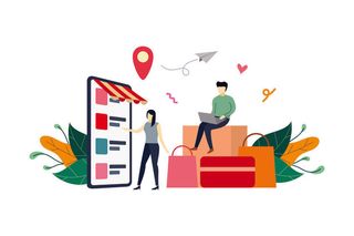 扁平化人物场景办公互联网等距ai矢量设计网页海报UI素材插画