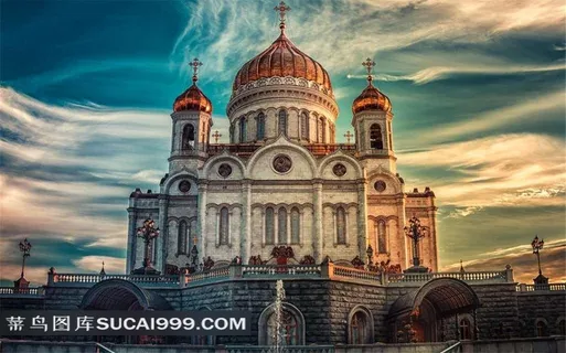 圣彼得堡城市夜景摄影图片