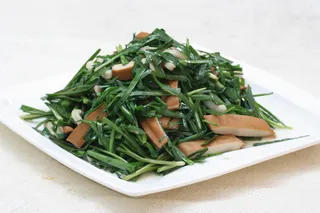 香干韭菜爆鱿鱼18元 (2)