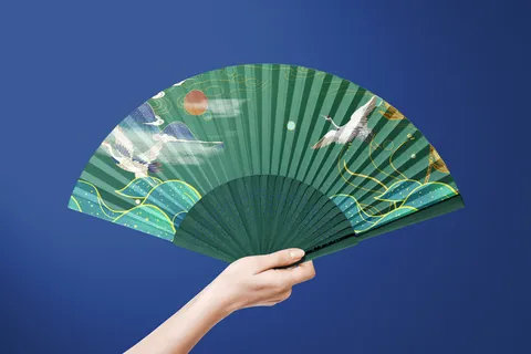 文创样机扇子