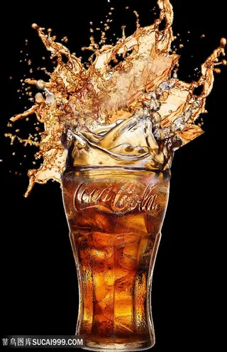 可口可乐动感海报