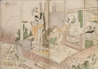 葛饰北斋古代人物绘画素材