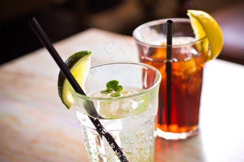 饮品摄影饮料柠檬汁橙汁