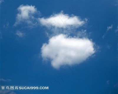 像棉花一样的白云