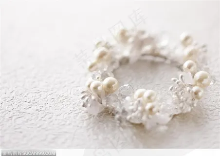 珍珠 水晶 手环