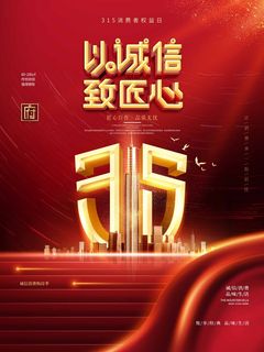 315 315促销海报