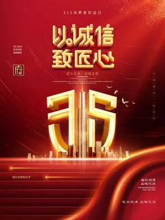 315 315促销海报