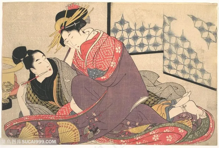 喜多川歌磨唯美夫妻房事