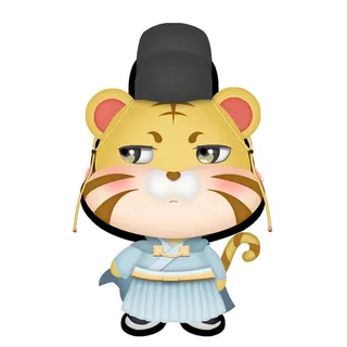 PNG免扣2022虎年新年春节元旦卡通老虎形象图片插画PSD设计素材