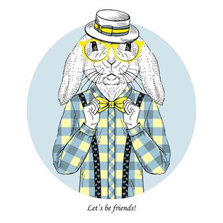 拟人动物 卡通头像