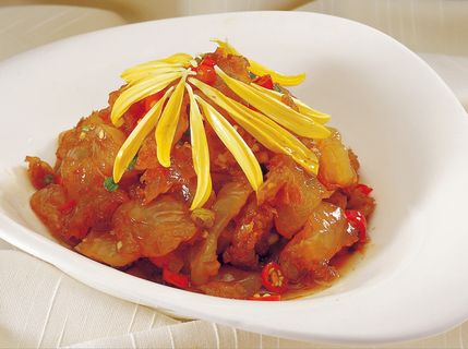 0806L-707鲜菊花拌蜇头