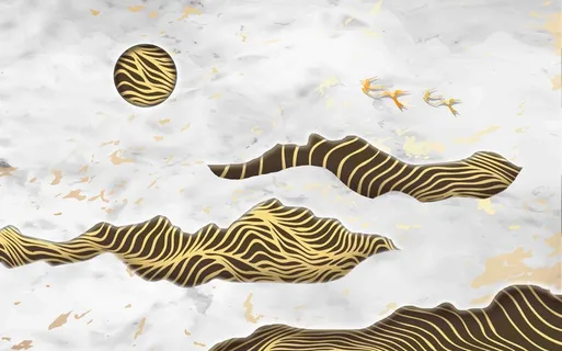 新中式现代背景墙