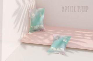 包装智能贴图样机VI效果PSD素材