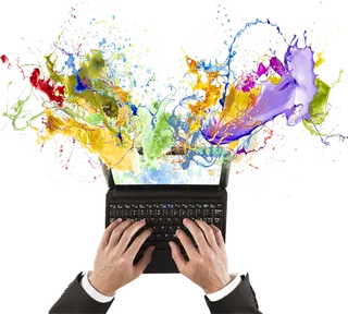 电脑计算机颜色素材