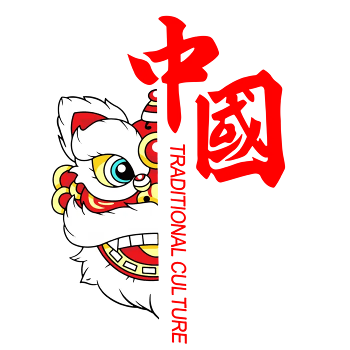 国潮醒狮中国风AI矢量卫衣T恤烫画印花手机壳图案PNG高清免抠素材