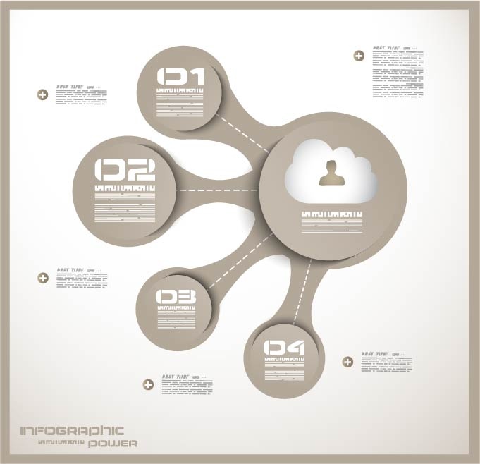 免抠潮流彩色标签