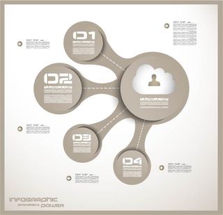 免抠潮流彩色标签