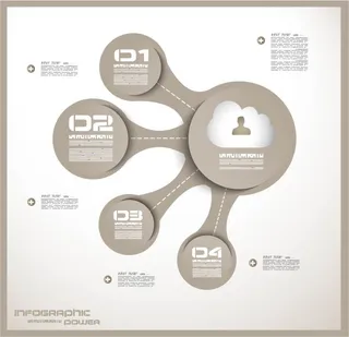 免抠潮流彩色标签