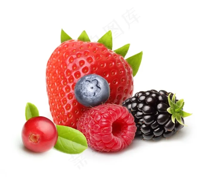 草莓蓝莓等水果高清图