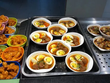 鸡蛋丸子小碗菜美食菜鸟图库