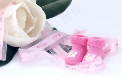 漂亮的纯棉婴儿鞋高清图