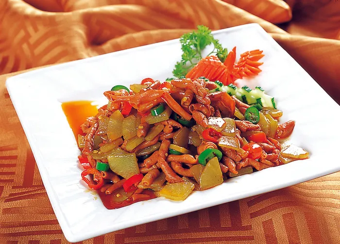 95X-207笋干炒鸭肠