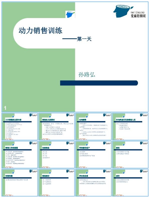 阿里巴巴PPT销售培训方案