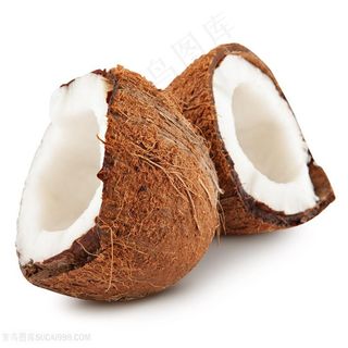 美味的新鲜椰子高清图