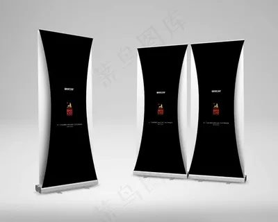 易拉宝样机 易拉宝效果图