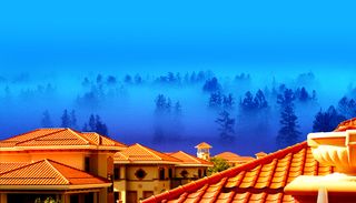 森林别墅天然氧吧唯美图