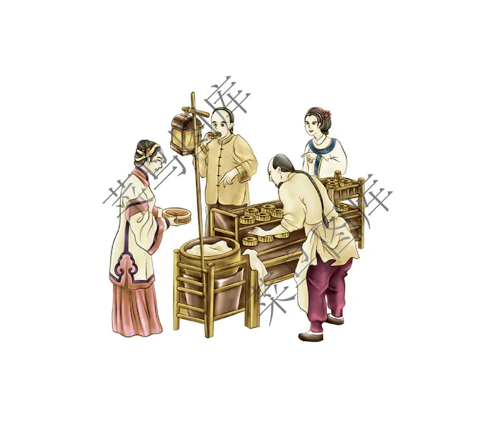 古代摆摊图片psd模版下载