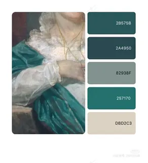 高质量插画配色色卡