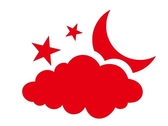 矢量星月云cdr矢量模版下载
