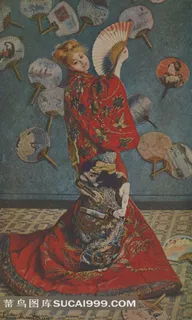 莫奈夫人油画 莫奈夫人油画