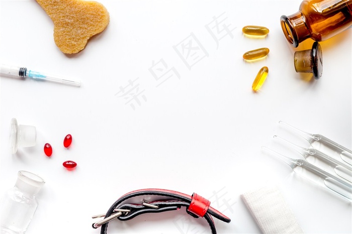 维生素和药瓶等