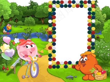 可爱相框素材图片下载