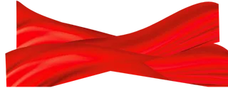 红色飘带免扣素材