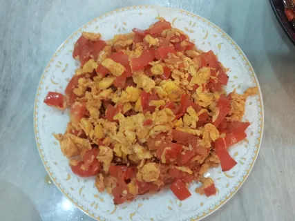 番茄炒蛋菜品菜谱实拍图片