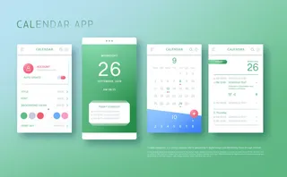 UI多页面包装展示手机APP交互界面样机长图概念PSD设计模板