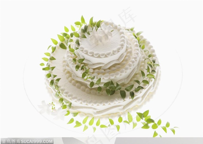 结婚物语-漂亮的白色蛋糕