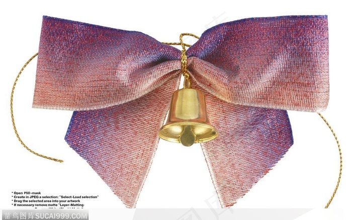 礼品装饰-精美的紫色蝴蝶结