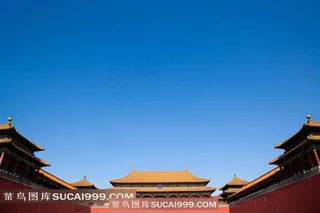 北京故宫午门素材