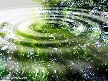 水纹涟漪景色