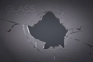 玻璃弹孔背景图